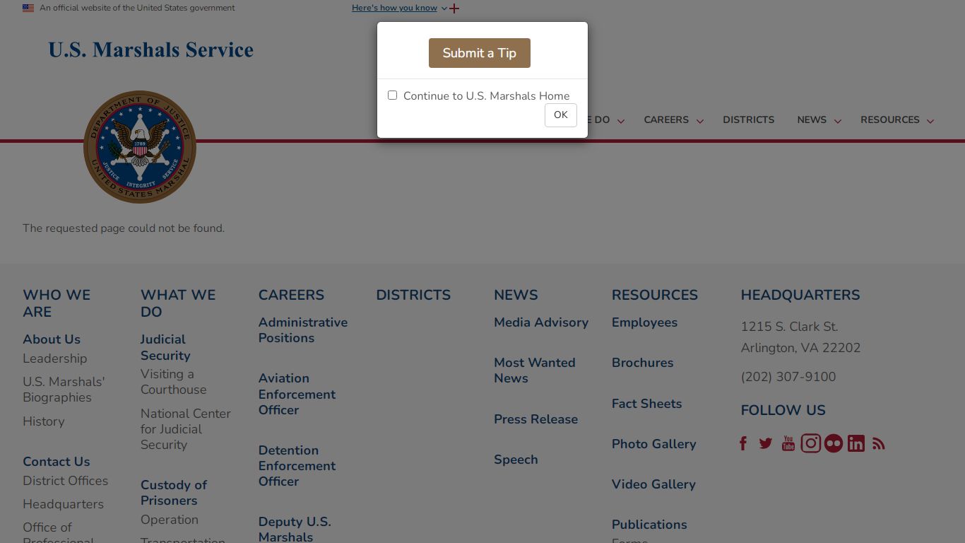 U.S. Marshals Service, Texas